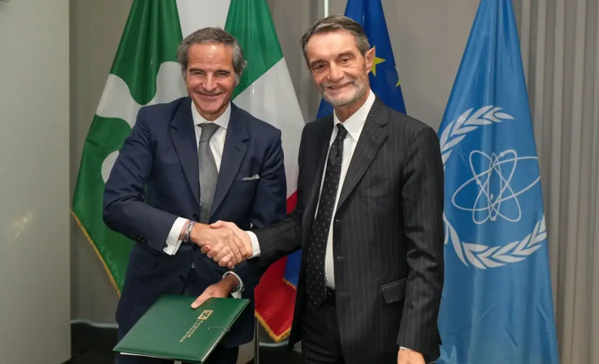 Lombardia pioniera nel nucleare: firmato accordo storico con l’Agenzia Internazionale per l’Energia Atomica
