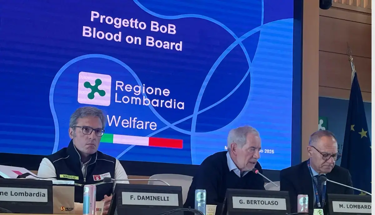 Sanità d’emergenza in Lombardia: sangue e plasma a bordo degli elicotteri di soccorso