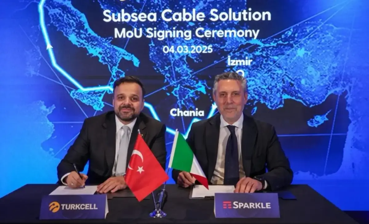 Accordo tra Sparkle e Turkcell per un nuovo cavo sottomarino nel Mediterraneo, tra Milano e Izmir