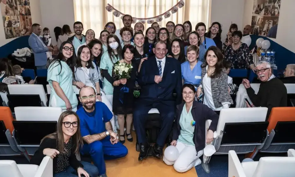 il matrimonio di Giovanni e Anna al Centro Clinico NeMO