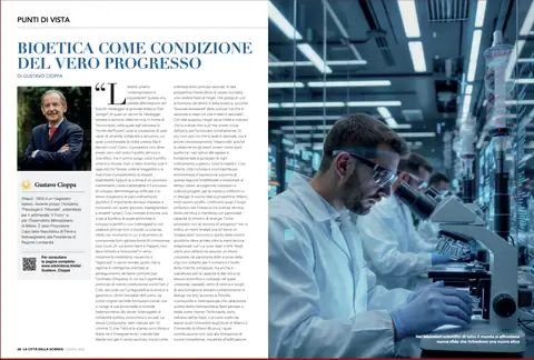 Bioetica come condizione del vero progresso