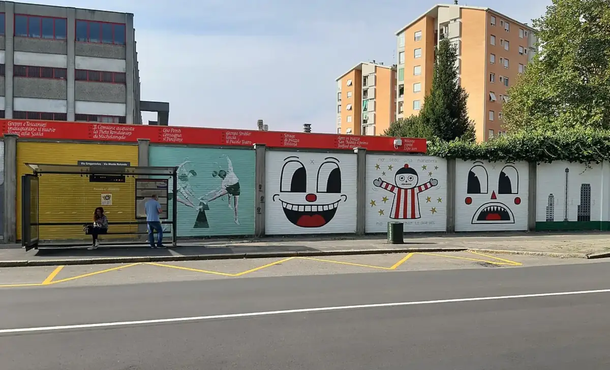 Arte: nuovi murales di Mauro Baio alla Cittadella degli Archivi di Milano