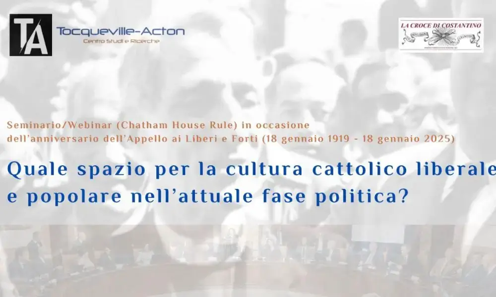 A Milano il Seminario di Tocqueville-Acton