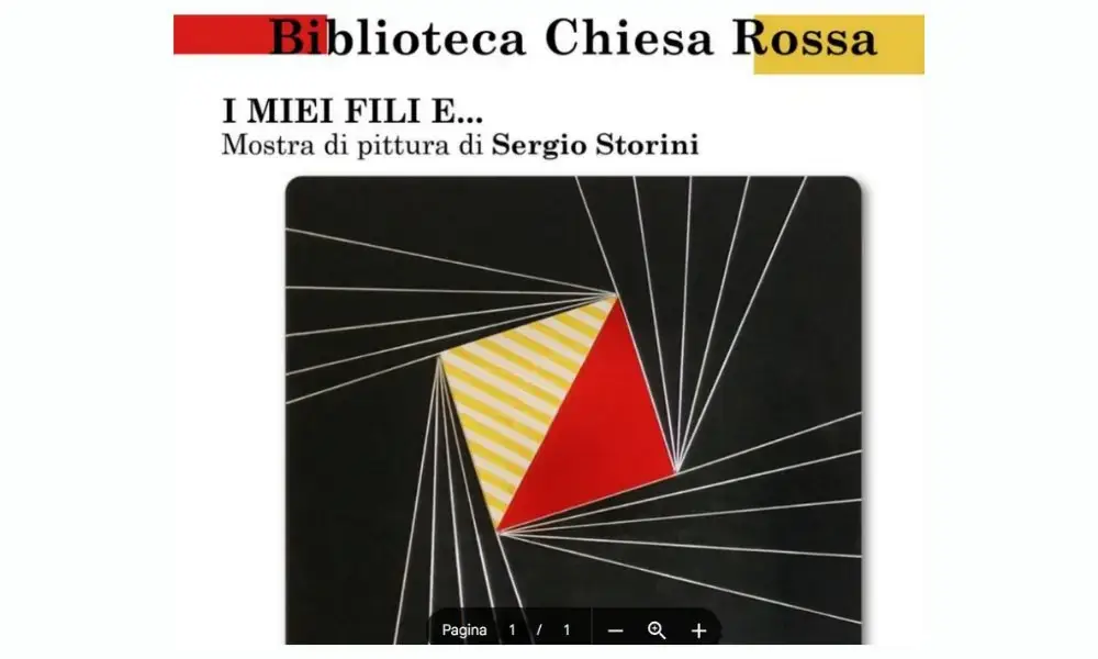 Alla Biblioteca Chiesa Rossa la mostra “I miei fili e…” di Sergio Storini