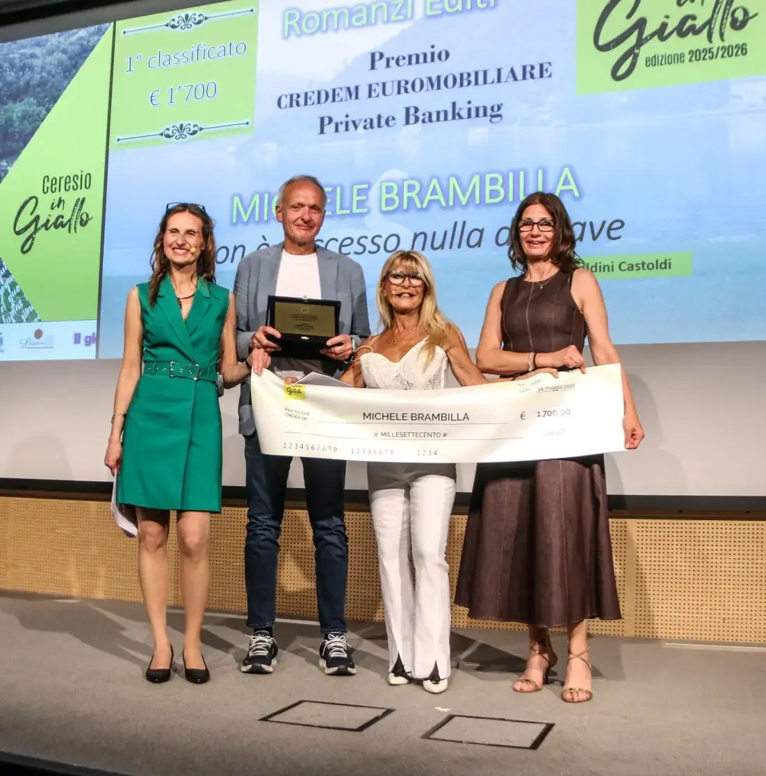 “Ceresio in Giallo”: vince Michele Brambilla
