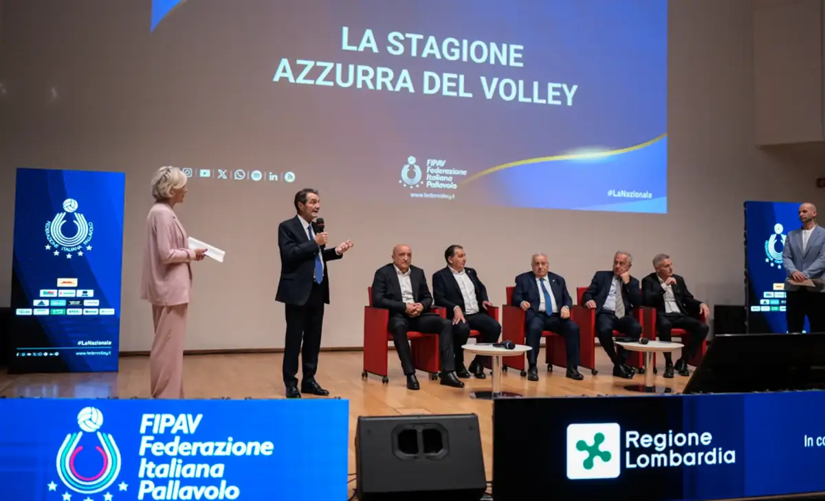 Pallavolo azzurro: presentata in Regione Lombardia la stagione internazionale 2025