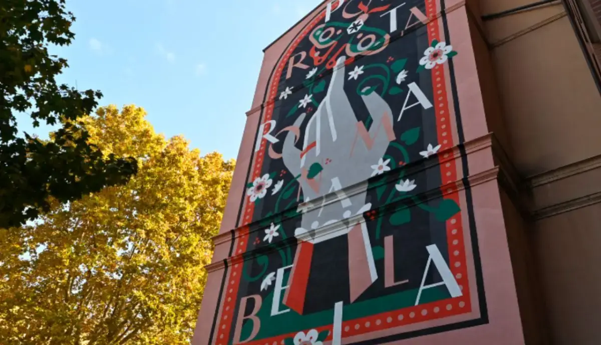 il murale di quartiere in Via Giovanni Rota a Greco