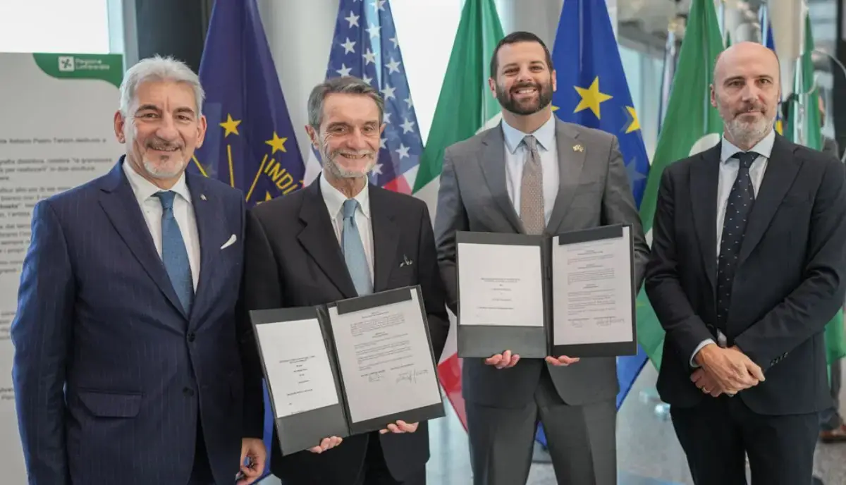 firmato un Memorandum di Collaborazione tra Regione Lombardia e Stato dell’Indiana