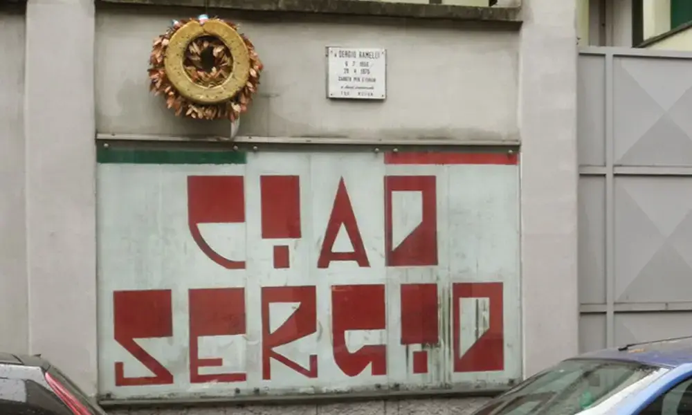 murales in memoria di Sergio Ramelli