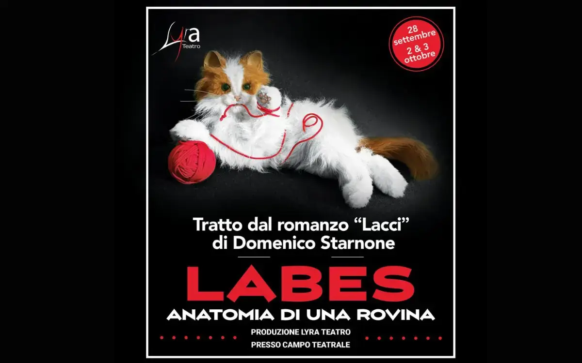 A Milano debutta “Labes: anatomia di una rovina”, il nuovo spettacolo di Lyra Teatro tratto dal romanzo di Domenico Starnone