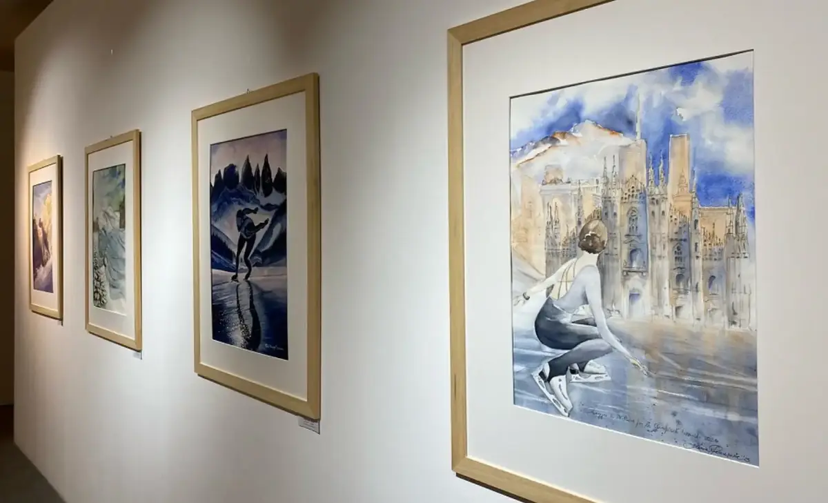 Milano-Cortina 2026: a Palazzo Lombardia la mostra di acquerello “Olimpiadi invernali e il loro ambiente”