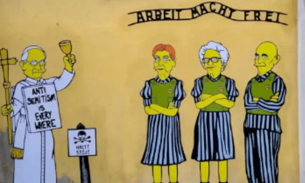 Giorno della Memoria: a Milano un murale con Papa Francesco, Liliana Segre, Sami Modiano ed Edyth Bruck