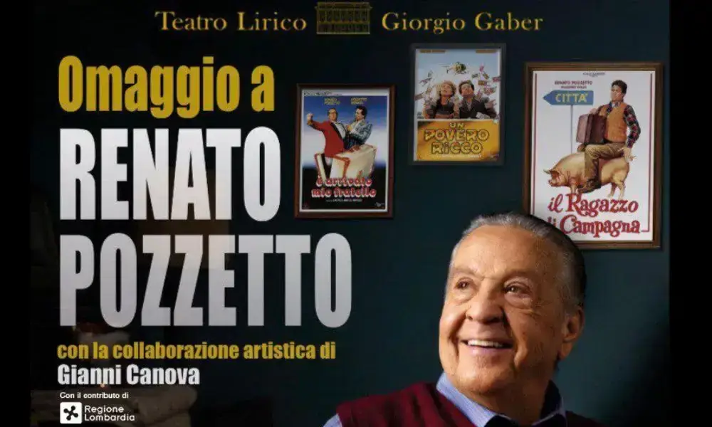 “Omaggio a Renato Pozzetto” di Regione Lombardia e Teatro Lirico