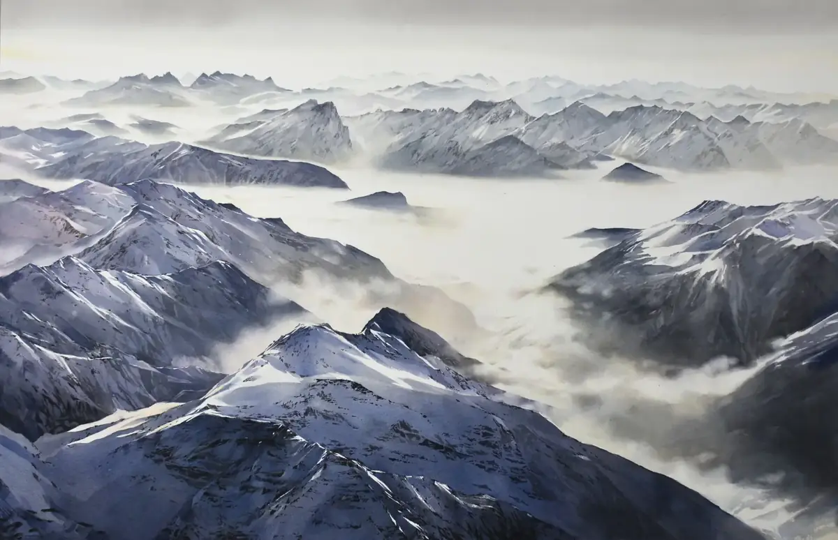 L’arte incontra le Olimpiadi invernali di Milano Cortina: alla Fabbrica del Vapore la mostra “Water and Peaks” di Silvia De Bastiani