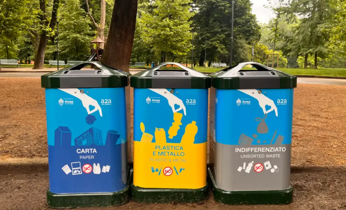 Comune di Milano e Amsa insieme per l’ambiente: al via la raccolta differenziata in sei parchi cittadini