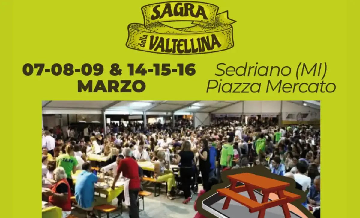 Sedriano: grande successo per la Sagra della Valtellina, tra gusto e solidarietà