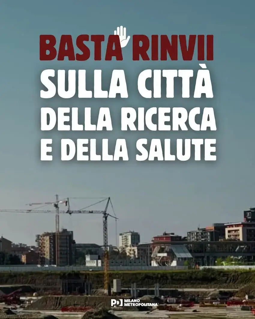 Città della Ricerca e della Salute a Sesto San Giovanni, il PD attacca: “Ritardi gravissimi”