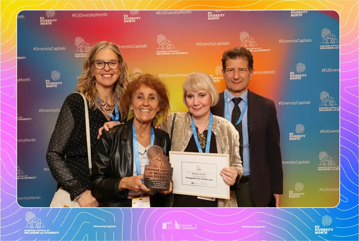Medaglia di bronzo europea per la Città metropolitana di Milano: riconosciuta la politica per il lavoro inclusivo con i progetti Claudia! ed Emergo