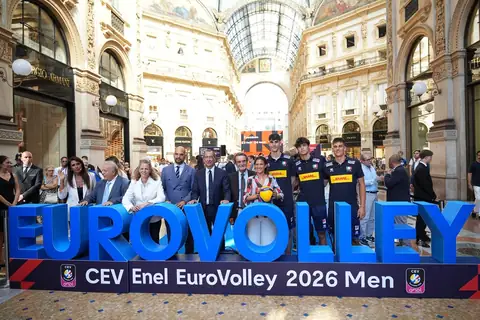 Eurovolley 2026 a Milano, il countdown parte dalla Galleria Vittorio Emanuele: semifinali e finaliil 25 e 26 settembre all'Unipol Forum
