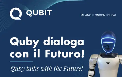 In piazza San Babila il robot umanoide Quby intervista i milanesi sul futuro della città