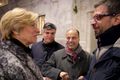 Il Ministro della Difesa Pinotti col presidente Davide Romano ed Eyal Mizrachi